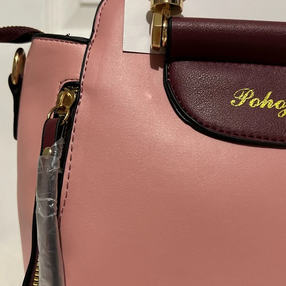 💗 *NEW* Pink‎ and Burgundy Women's Handbag
